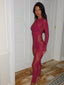 ASLAN JUMPSUIT RASPBERRY Jumpsuit 