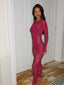 ASLAN JUMPSUIT RASPBERRY Jumpsuit 