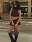 ANAHI MINI SKIRT CHOCOLATE Mini Skirt 