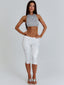 ANA CROP TOP SILVER Crop Top 
