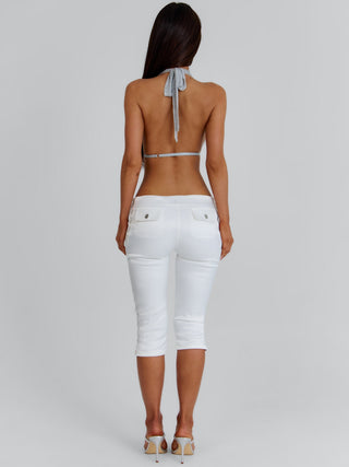 ANA CROP TOP SILVER Crop Top 