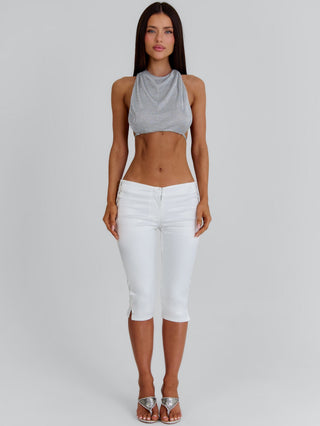 JAKAIA CAPRI PANTS WHITE Pants 