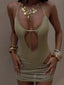 ANNABELL MINI DRESS GOLD Mini Dress 