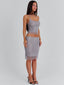 ANNARELLA CROP TOP SILVER