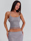 ANNARELLA CROP TOP SILVER