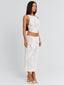 ANTONELLA MIDI SKIRT WHITE Midi Skirt 