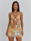 ARABI MINI DRESS TEAL MALTA Mini Dress 
