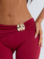 ATHEENA CAPRI PANTS DEEP RED Pants 