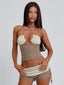 AUBRI SHORTS BROWN Shorts 