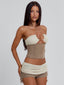 AUBRI SHORTS BROWN Shorts 