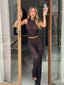 AYANA TOP CHOCOLATE Crop Top 
