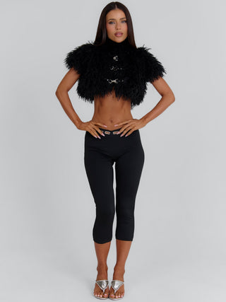 AZUL CAPRI PANT BLACK Pants 
