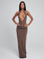 BELLINA MAXI DRESS BROWN Maxi Dress 