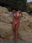 BONNIEE BIKINI BOTTOMS RED GINGHAM Bikini Bottoms 