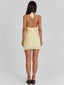 BRENDAI MINI DRESS BABY YELLOW Mini Dress 