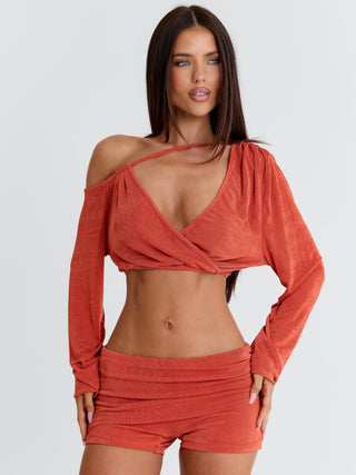BRIELA SHORTS RUST Shorts 