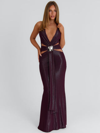 BRITT MAXI DRESS PLUM Maxi Dress 