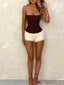 SOLA MESH CORSET CHOCOLATE BROWN Corset 