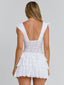 CAMILEIA MINI DRESS WHITE Mini Dress 