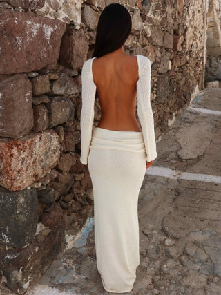 CAMILLO TOP CREAM Crop Top 