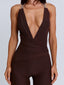 CARYS JUMPSUIT CHOCOLATE Jumpsuit 