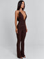 CARYS JUMPSUIT CHOCOLATE Jumpsuit 