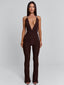 CARYS JUMPSUIT CHOCOLATE Jumpsuit 