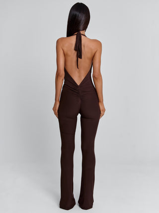 CARYS JUMPSUIT CHOCOLATE Jumpsuit 