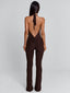 CARYS JUMPSUIT CHOCOLATE Jumpsuit 