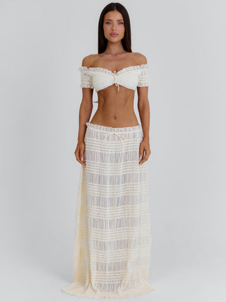 CASSIDEE CROP TOP CREAM Crop Top 