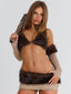 CAVEWOMAN MICRO MINI SKIRT BROWN Mini Skirt 