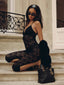 CENDRE PLAYSUIT BLACK Jumpsuit 