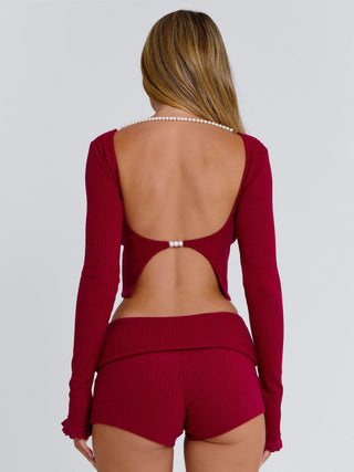 CEREZA TOP RED Cardigan 