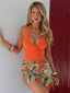 CETARA TOP ORANGE Crop Top 