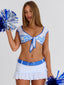 CHEERLEADER CROP TOP WHITE Crop Top 