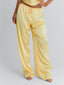 CLOVELLY SATIN PANTS YELLOW Pants 