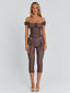 CORALA CAPRI PANTS CHOCOLATE POLKA DOT Pants 