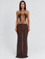 DELLA MAXI DRESS CHOCOLATE BROWN Maxi Dress 