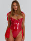 DEVIL BODYSUIT & SKIRT SET RED Mini Skirt 