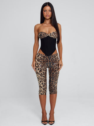 EIRA CAPRI PANT LEOPARD SEQUIN Pants 