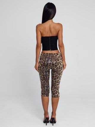 EIRA CAPRI PANT LEOPARD SEQUIN Pants 