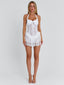 ELYZA MINI DRESS WHITE Mini Dress 
