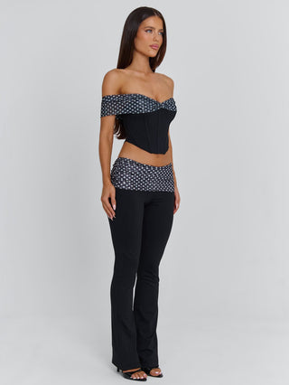 EMIL PANT BLACK POLKA DOT Pants 