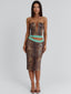 EMMELY MIDI DRESS TIGER Midi Dress 