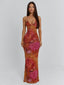 ESMERALDA MAXI DRESS GOLDEN CRYSTAL Maxi Dress 