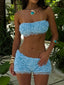 ESTEFANIA TOP BABY BLUE Crop Top 