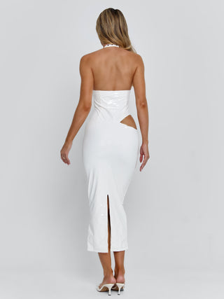 EVALEE MIDI DRESS WHITE Midi Dress 