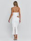 EVALEE MIDI DRESS WHITE Midi Dress 