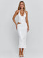 EVALEE MIDI DRESS WHITE Midi Dress 