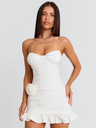 FINLAY MINI DRESS WHITE Mini Dress 